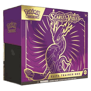 A sealed Scarlet & Violet Elite Trainer Box